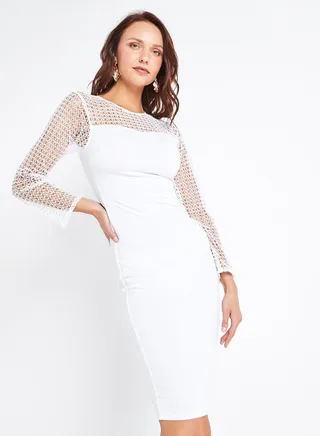 Pure Elegance Dress White 