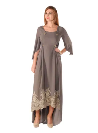 Classic Straight Dress Grey 