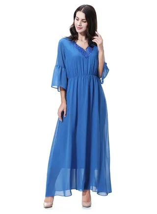 New Fashion Versatile Long sleeved Dress 