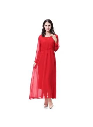 New Fashion Versatile Long sleeved Dress 