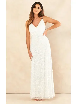 BARBARA EMBELLISHED MAXI DRESS 
