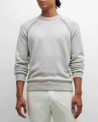 Men's Baby Cashmere Crewneck Sweater