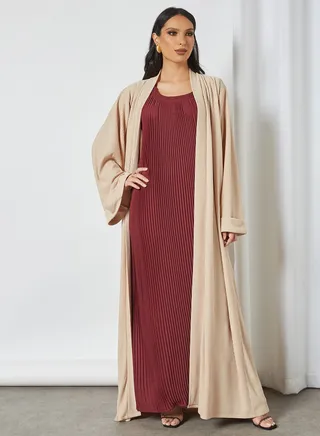 Stylish Scoop Neck Sleeveless Maxi Dress Red 