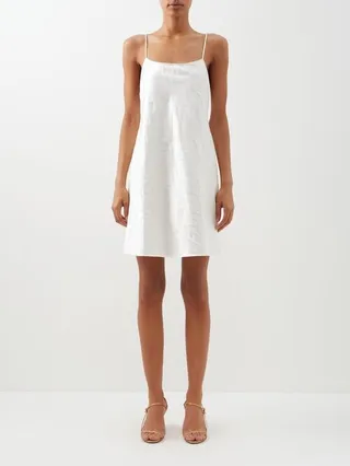 Kumita Silk-blend Mini Dress