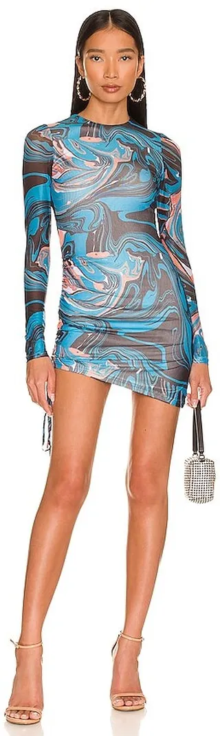 Katya Ruched Mini Dress