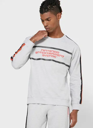 Stripe Detail Sweatshirt 