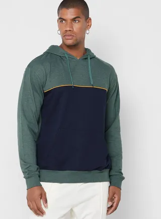 Color block Hoodie 