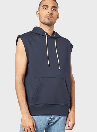 Essential Sleeveless Hoodie 