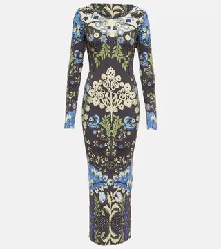 Floral midi dress