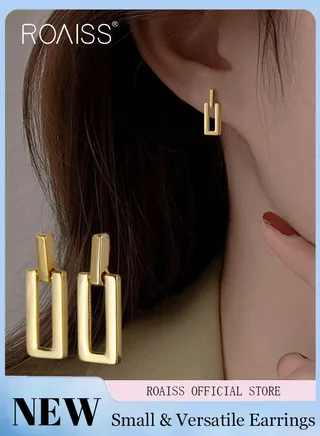 Women Earrings Stylish Design Simple and Versatile Highlight Personal Temperament and Charm Small Earrings 