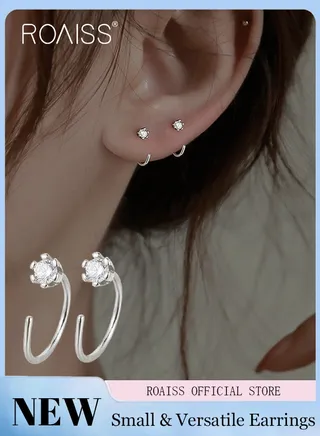 Women Earrings Stylish Design Simple and Versatile Highlight Personal Temperament and Charm Small Earrings 