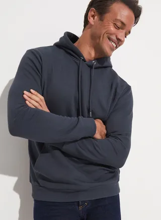 Casual Kangaroo Pocket Hooded Sweatshirt 
