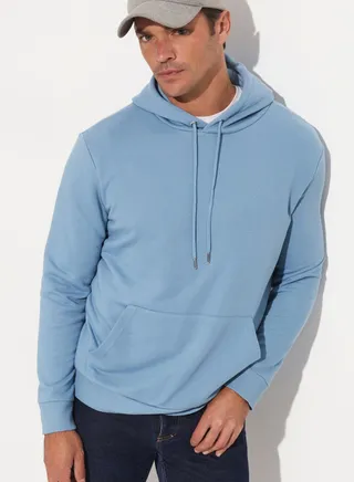Casual Kangaroo Pocket Hoodie 