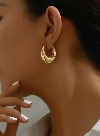 Elegant 18k Gold Plated Earrings For Women 