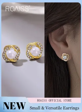 Women Earrings Stylish Design Simple and Versatile Highlight Personal Temperament and Charm Small Earrings 