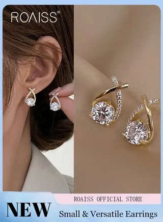 Women Earrings Stylish Design Simple and Versatile Highlight Personal Temperament and Charm Small Earrings 