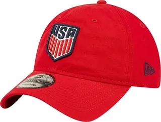 Men's New Era Red Usmnt Core Classic 2.0 Adjustable Hat