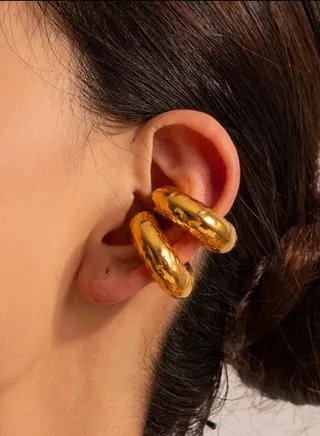 2pcs Stylish & Trendy Hoop Earrings For Women 