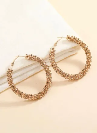 Beautiful Trendy Gold Earrings 