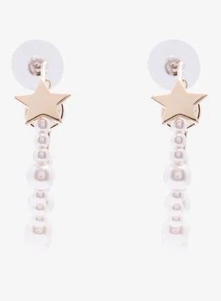 Metallic Hoop Earrings 