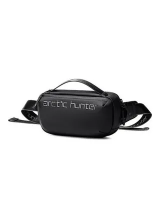 Crossbody Chest Waterproof Shoulder Backpack Waist Bag Waterproof Black 