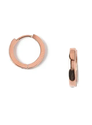 Clean Metal Huggie Hoops 