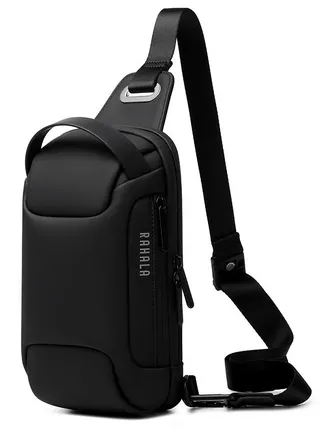 BNG-132 Crossbody Shoulder Messenger Waterproof USB Recharge Sling Bag 
