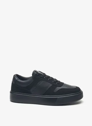 Men's Sneakers with Lace-Up Closure