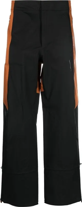 Toggle-Cuff Straight-Leg Trousers