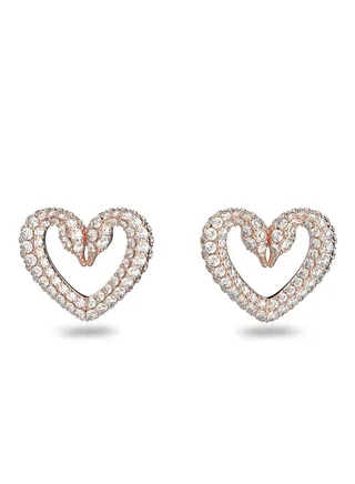Swan Fashion Una Silver Earrings 