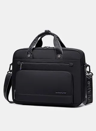 GW00017 Waterproof Anti Theft Business Casual High Quality Messenger Bag, Black 