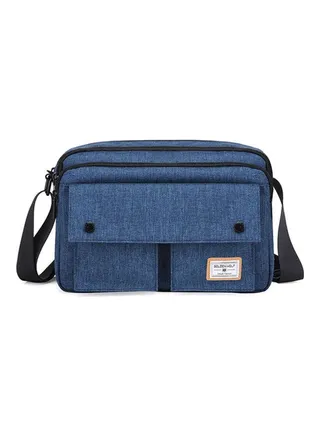 9.7-Inch Casual Shoulder Bags Waterproof Crossbags Blue 