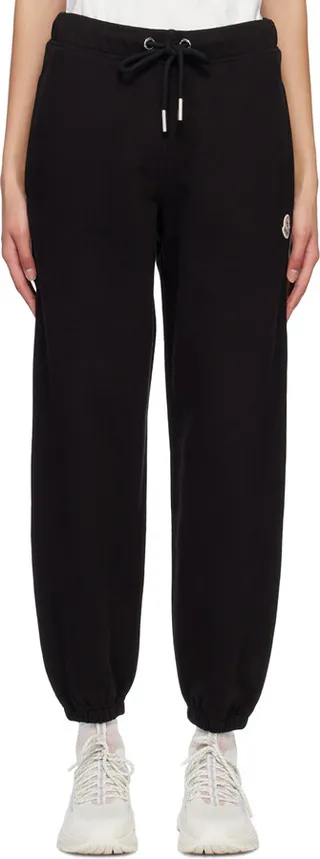 Moncler Black Drawstring Lounge Pants