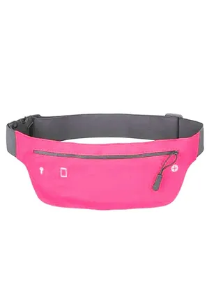Waist bag for sports, travel and running Pink 