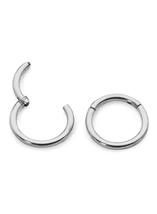 Titanium Hoops 