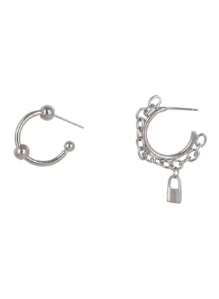 Multilayer Semicircle Dangle Earrings 