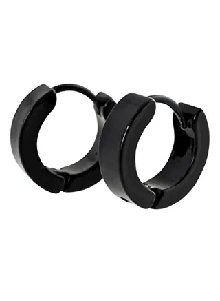 Metal Hoop Earrings 