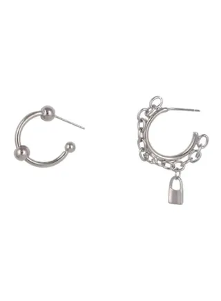 Multilayer Semicircle Dangle Earrings 