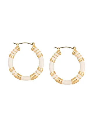Round Hoop Earrings 