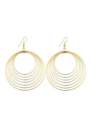 Brass Hoops 