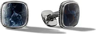 Sterling silver Exotic Stone pietersite cufflinks