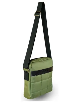 Motivia Canvas Shoulder Bag - with Inner Zipper Pocket for Men Size 25x 23 cm 