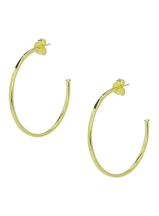 Brass Hoops 