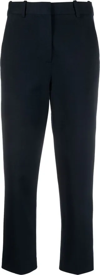High-Waist Cropped Trousers