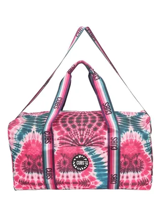Weekender Duffel Burgandy Tie dye 