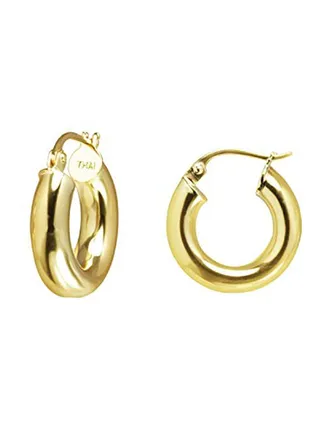 Tube Hoop Earrings 