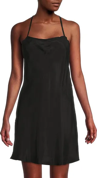 Magnolia Appliqué Halterneck Chemise