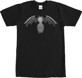 Men's Marvel Venom Logo T-Shirt - Black - Small