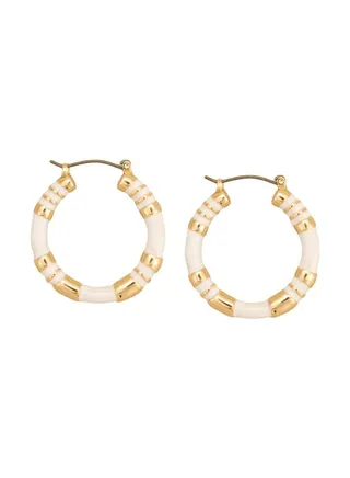 Round Hoop Earrings 
