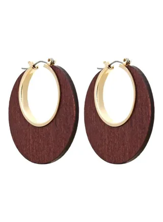 O-Pattern Hoop Earrings 